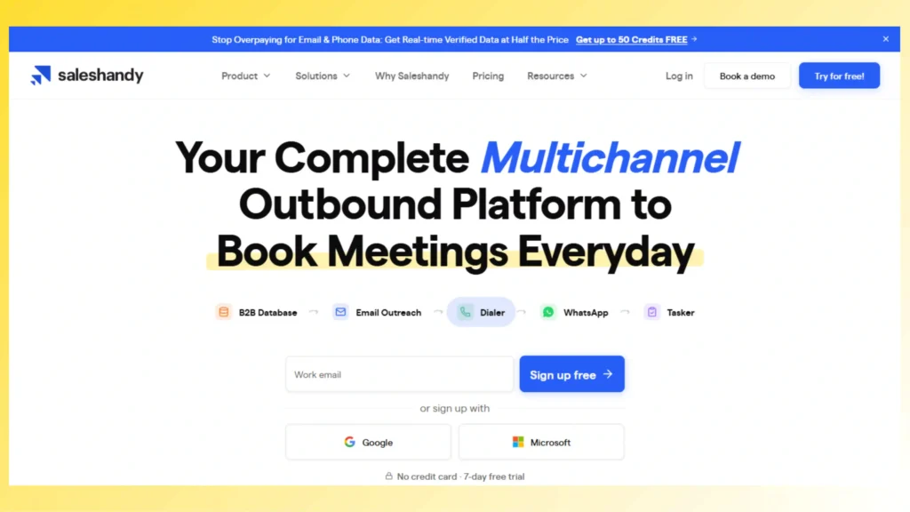 1. Saleshandy – Best Overall Cold Email Software