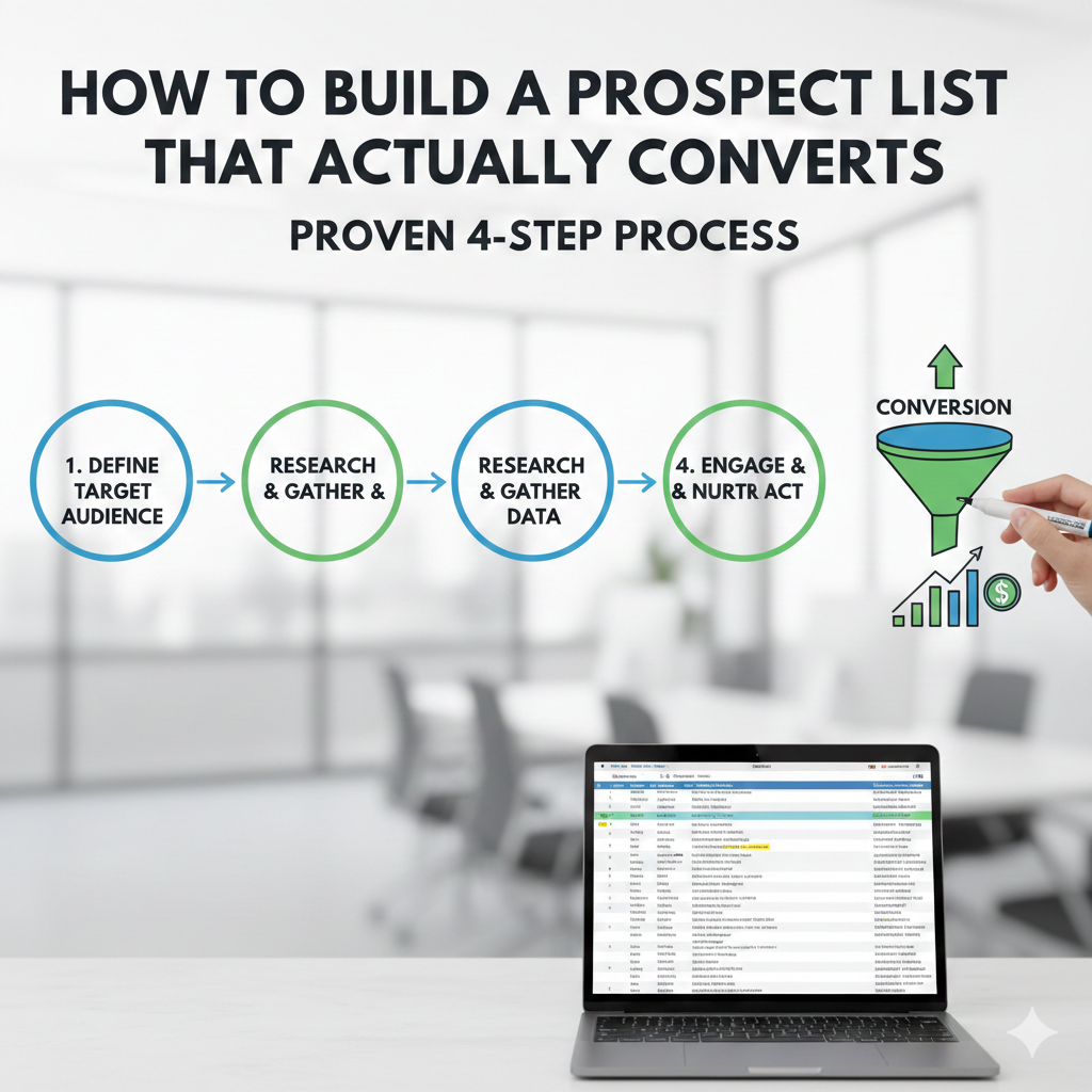 How to Build a Prospect List That Actually Converts: Proven 4-Step Process