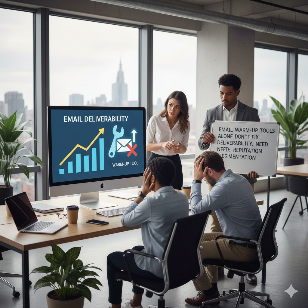 Why Email Warm-Up Tools Alone Don’t Fix Deliverability