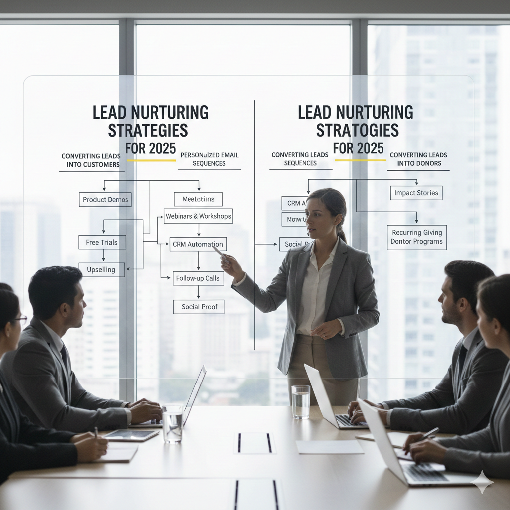 Lead Nurturing Strategies for 2025: Converting Leads into Customers & Donors