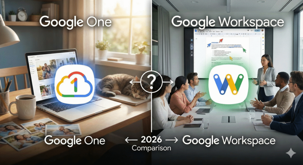 Google Workspace vs Google One: Which Should You Choose in 2026?