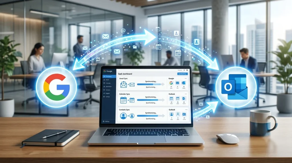 Google Workspace + Outlook Sync Failure Concept