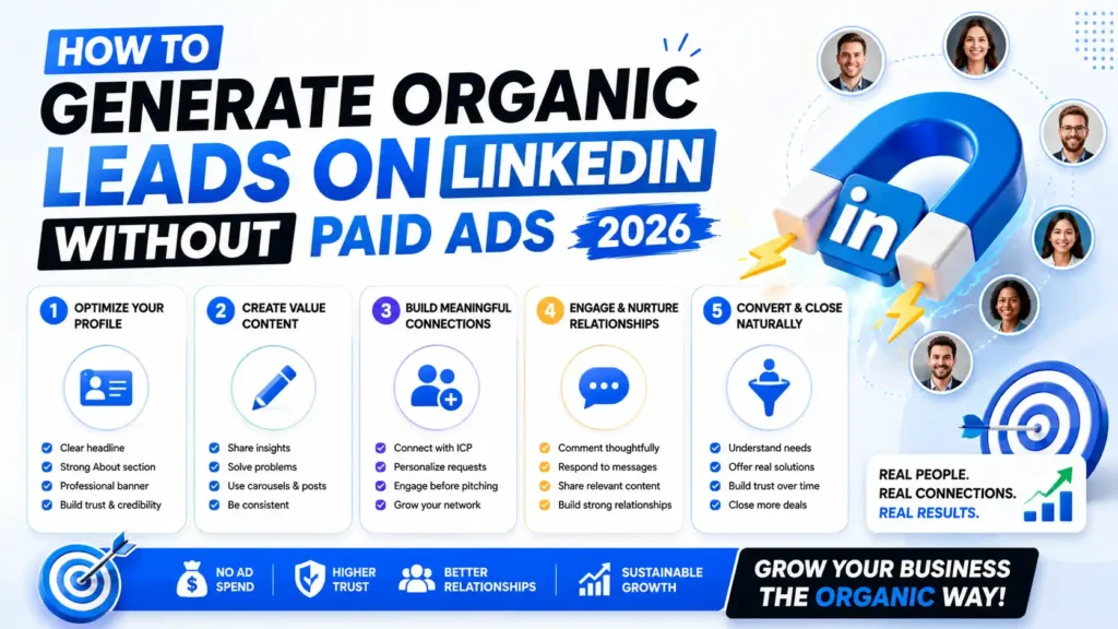  How to Generate Organic Leads on LinkedIn Without Paid Ads