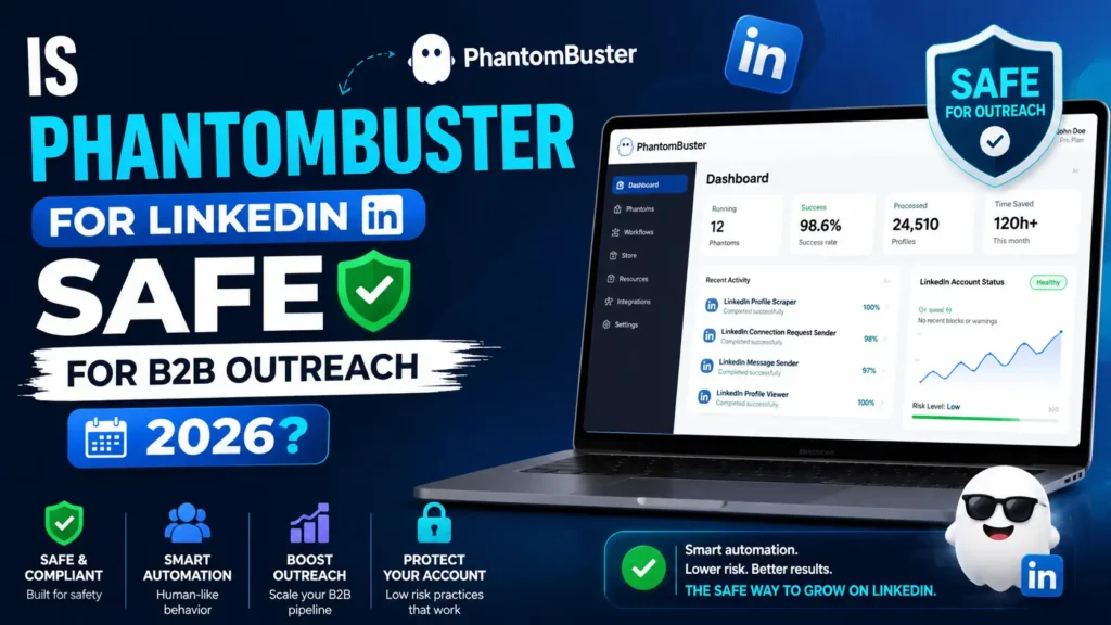 Is PhantomBuster for LinkedIn Safe for B2B Outreach 2026