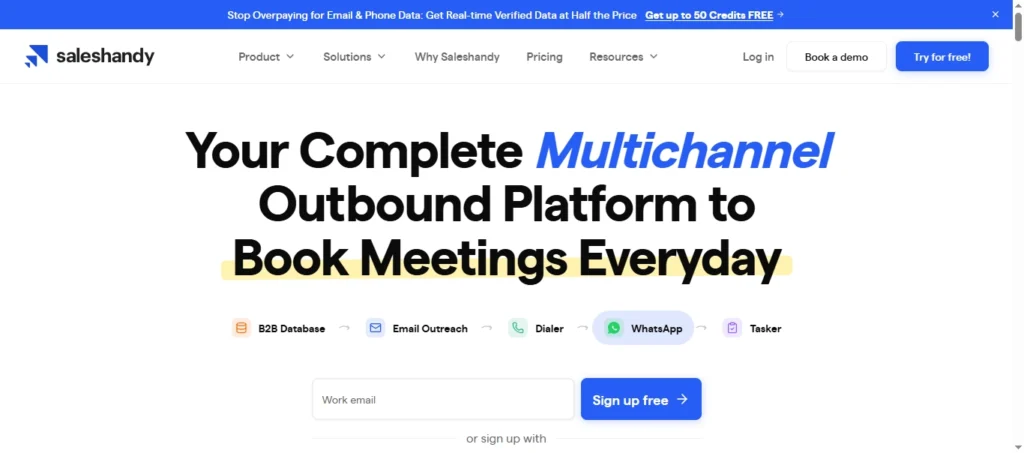  Saleshandy – Best for all-in-one cold outreach

