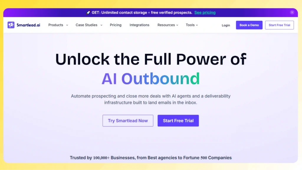 3. Smartlead – Best for Unlimited Scaling