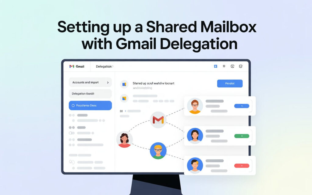 Setting Up a Shared Mailbox with Gmail Delegation