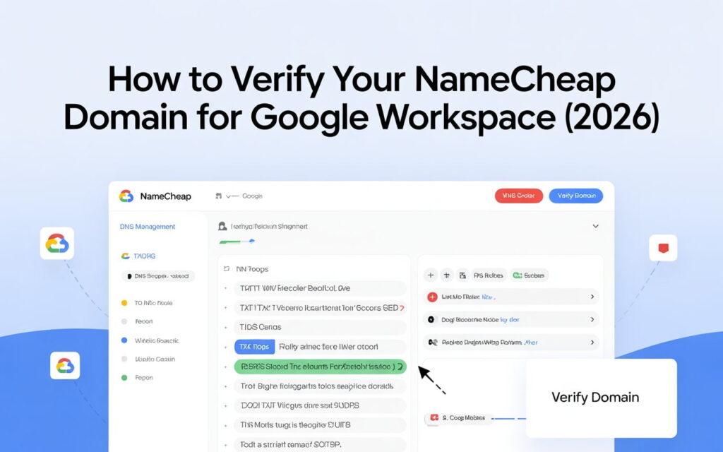 How to Verify Your Namecheap Domain for Google Workspace (2026)