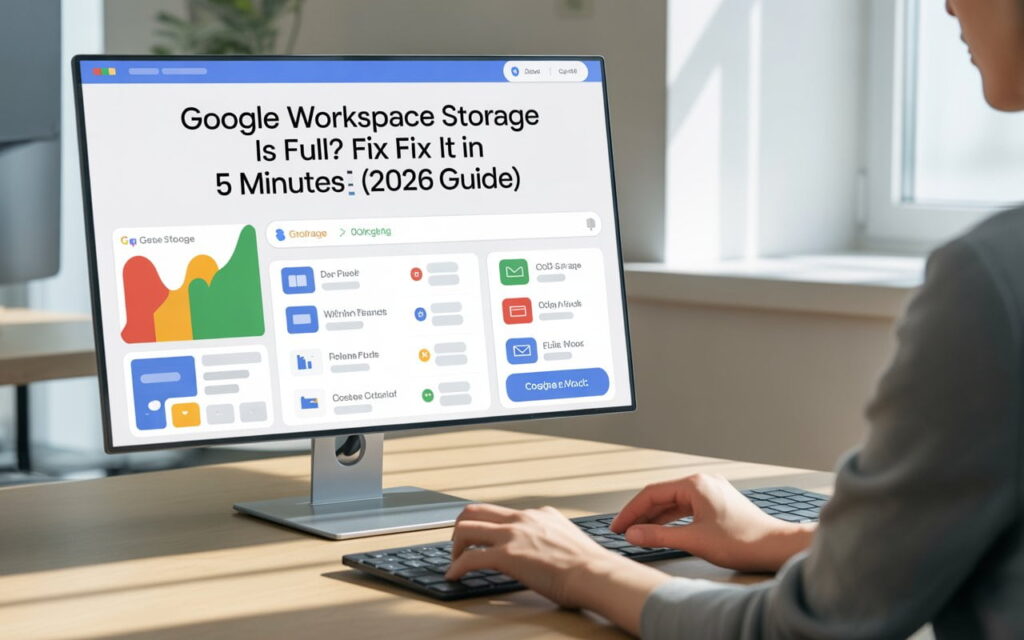 Google Workspace Storage Is Full? Fix It in 5 Minutes (2026 Guide)