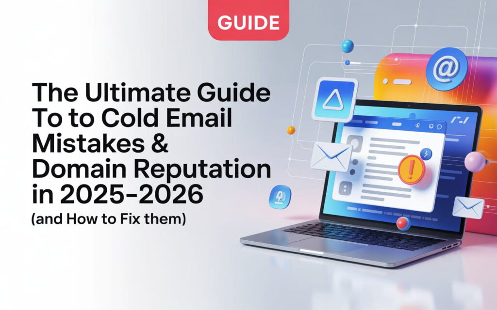 The Ultimate Guide to Cold Email Mistakes & Domain Reputation in 2025–2026 (And How to Fix Them)