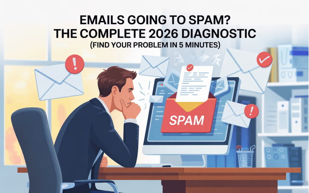 Emails Going to Spam? The Complete 2026 Diagnostic (Find Your Problem in 5 Minutes)