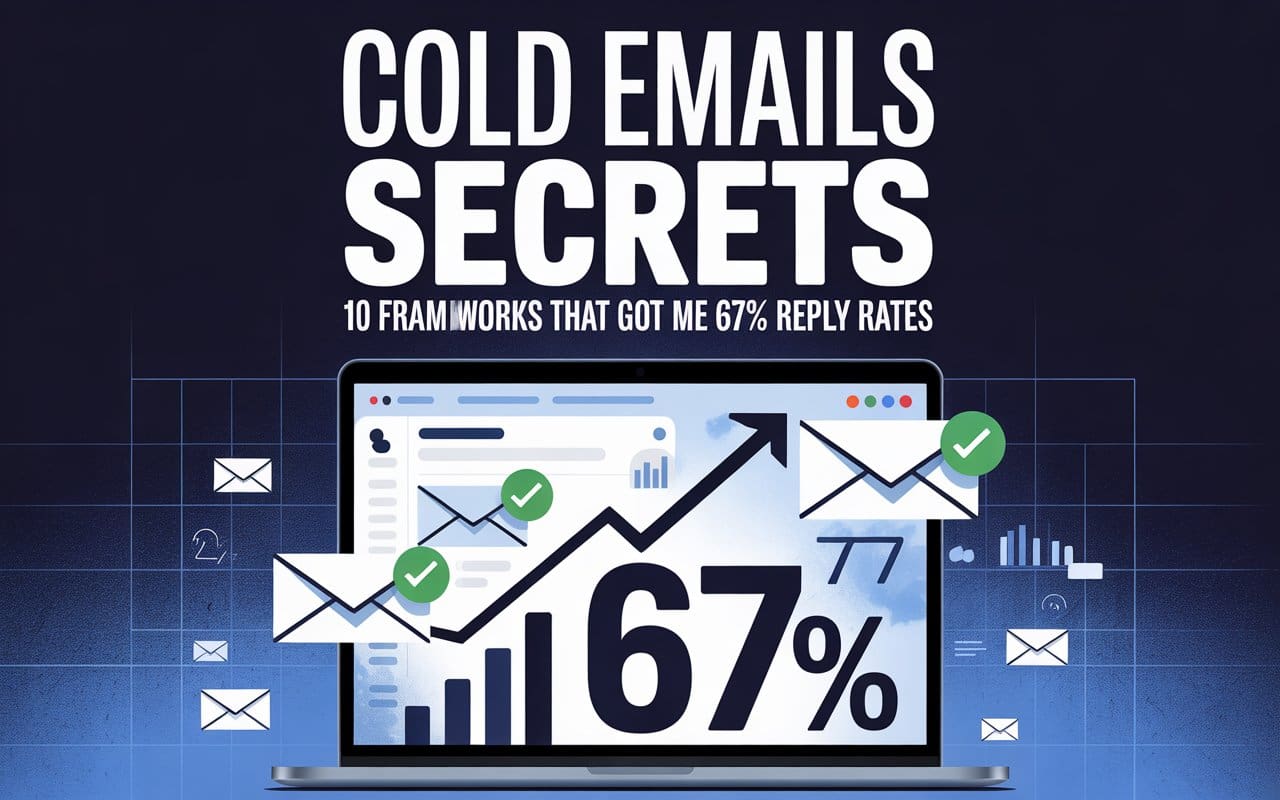 Cold Emails Secrets: 10 Frameworks That Got Me 67% Reply Rates