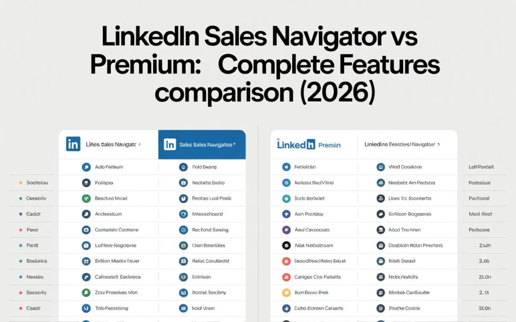 LinkedIn Sales Navigator vs Premium: Complete Features Comparison (2026)