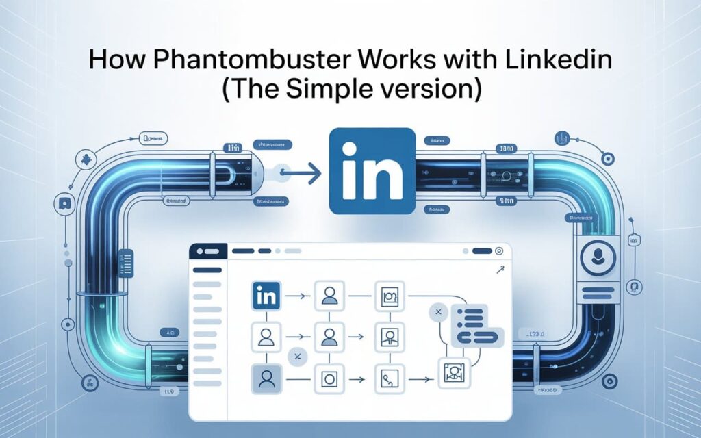 How PhantomBuster Works with LinkedIn (The Simple Version)