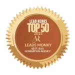 Leads Monky Rank as top 50 by Agency Ranker