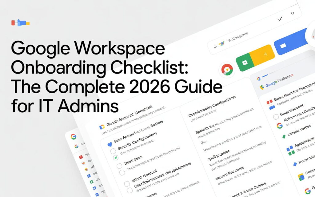 Google Workspace Onboarding Checklist: The Complete 2026 Guide for IT Admins