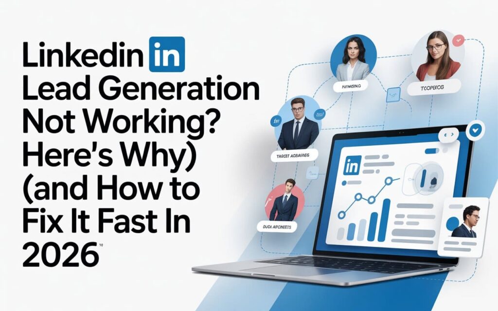 LinkedIn Lead Generation Not Working? Here's Why (And How to Fix It Fast in 2026)