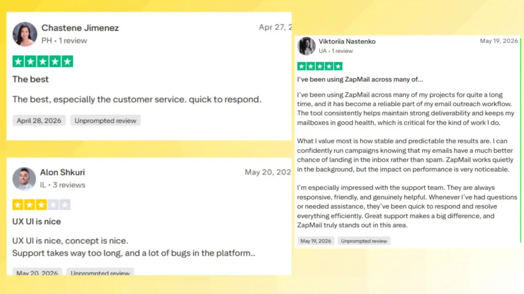 Zapmail Trustpilot