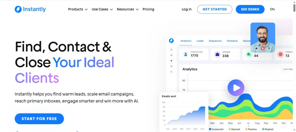 1. Instantly.ai — Best for High-Volume Outreach