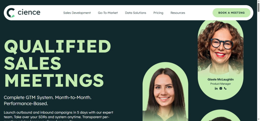 #3. CIENCE Technologies — Best AI-Powered Lead Gen