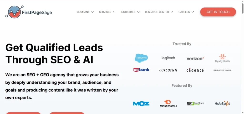 First Page Sage – Best for Long-Term SEO and Thought Leadership