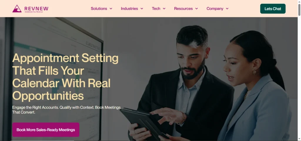 Revnew – Best for High-Volume Appointment Setting