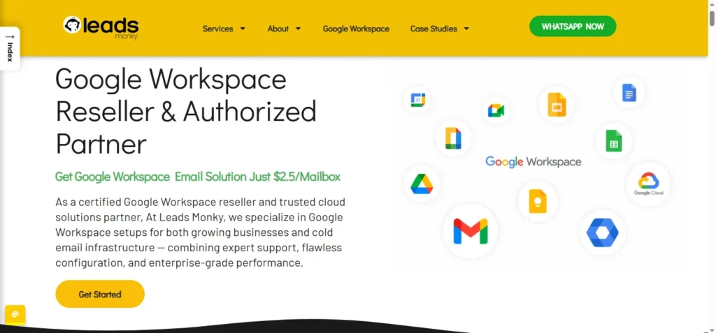 Leads Monky, a certified Google Workspace reselle