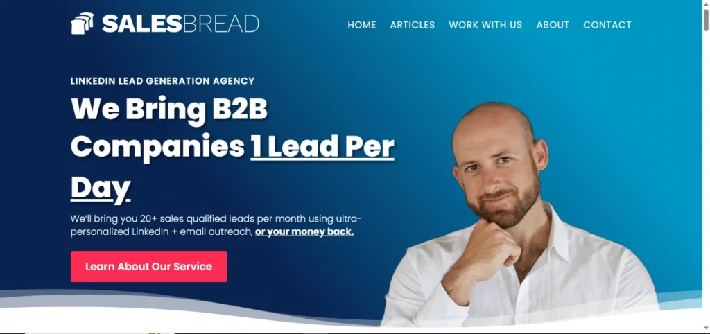 #4: SalesBread – Best for Quality Over Quantity