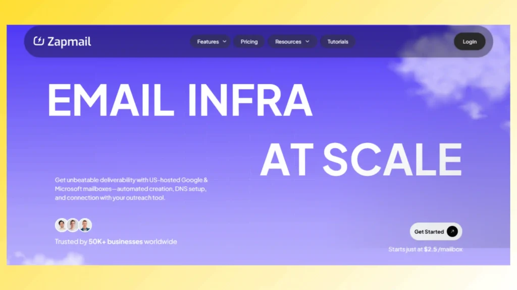 Zapmail homepage