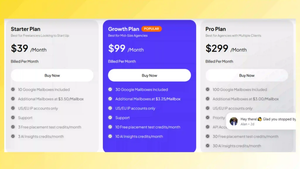 Zapmail pricing page