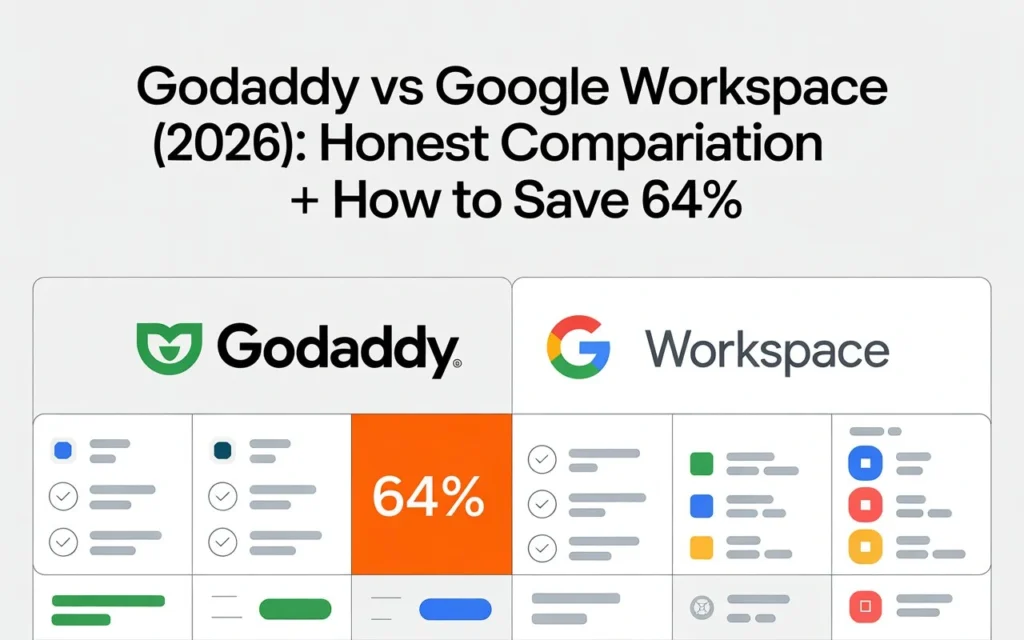 GoDaddy vs Google Workspace: Save 64% on the Winner