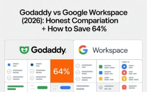 GoDaddy vs Google Workspace: Save 64% on the Winner