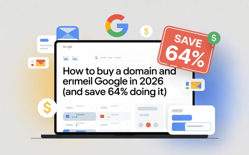 How to Buy a Domain and Email from Google in 2026 (And Save 64% Doing It)