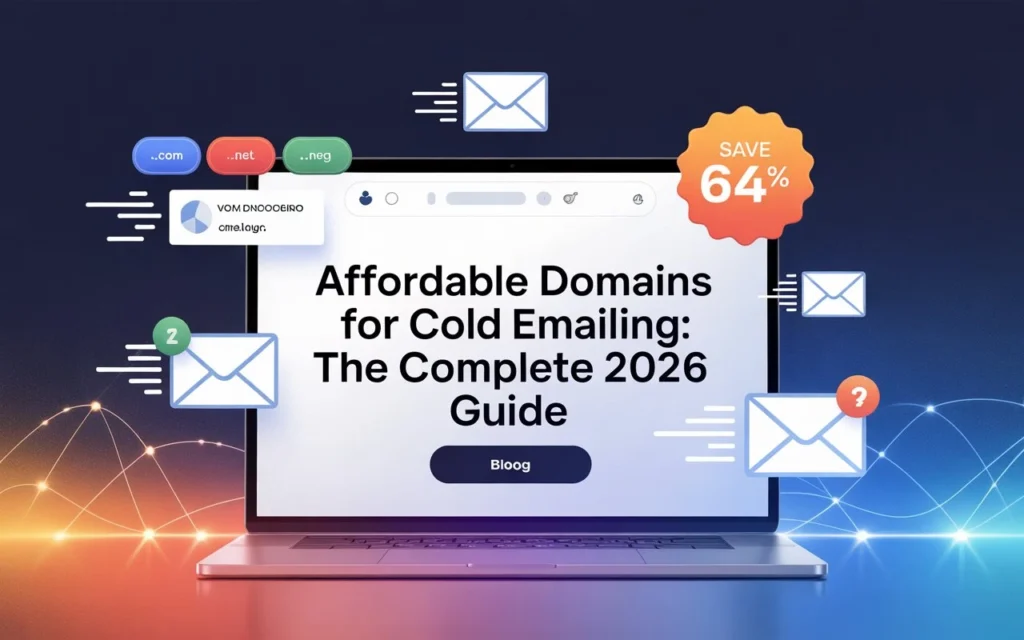 Affordable Domains for Cold Emailing: The Complete 2026 Guide (+ Save 64% on Google Workspace)