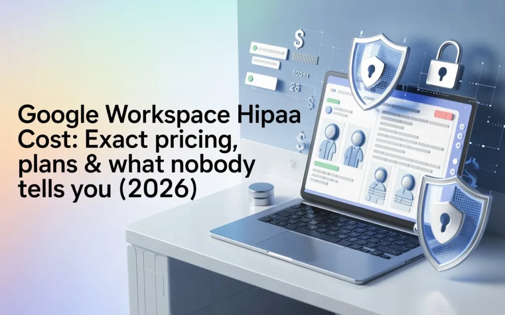 Google Workspace HIPAA Cost: Exact Pricing, Plans & What Nobody Tells You (2026)