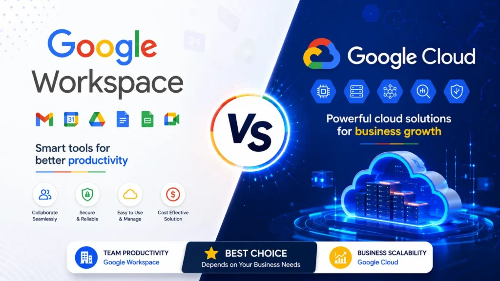 Google Workspace vs Google Cloud Best Choice for Business