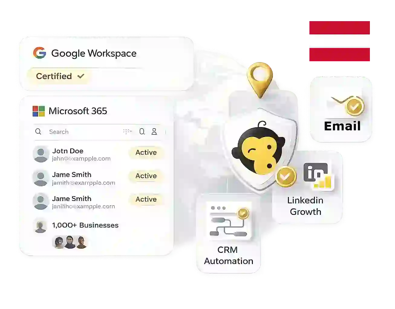 Certified Google Workspace Reseller Serving Austria