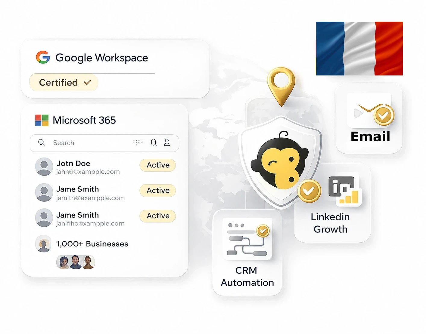 Certified Google Workspace Reseller Serving France