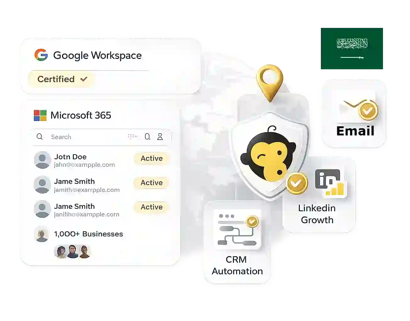 Certified Google Workspace Reseller Serving Saudi Arabia
